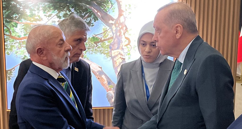 Cumhurbaşkanı Erdoğan, Brezilya Devlet Başkanı Silva ile görüştü