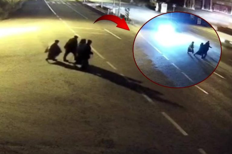 Uşak’ta feci kaza: Otomobilin çarptığı 3 kişi hayatını kaybetti