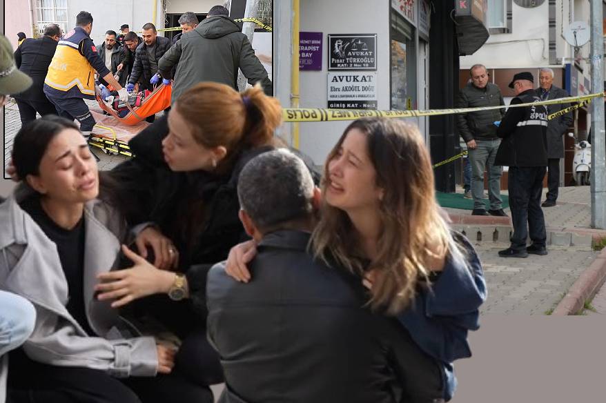 Avukatlık bürosunda kayınpeder dehşeti: Kız kardeşini öldürdü, gelinini ise ağır yaraladı