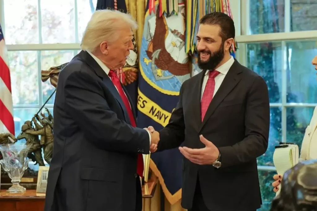 ABD Başkanı Trump: Suriye’nin çok saygın Cumhurbaşkanı ile çok iyi bir görüşme gerçekleştirdik