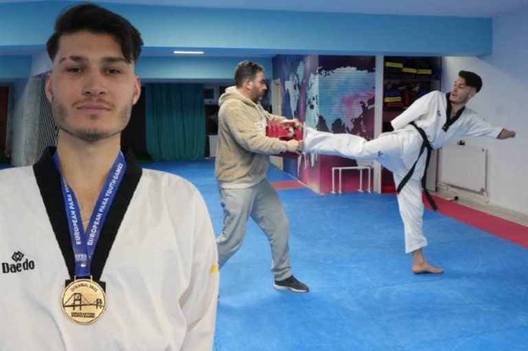 Kazada kollarını kaybetti, taekwondoyla hayata yeniden bağlandı
