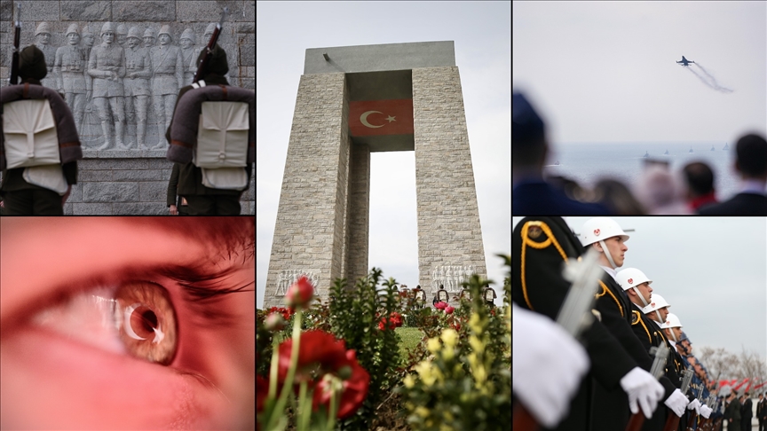 Çanakkale Deniz Zaferi’nin 111. yıl dönümü dolayısıyla törenler düzenlendi