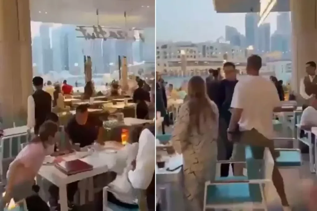 Dubai’de Ramazan topunu İran füzesi sanan turistler ne yapacağını şaşırdı