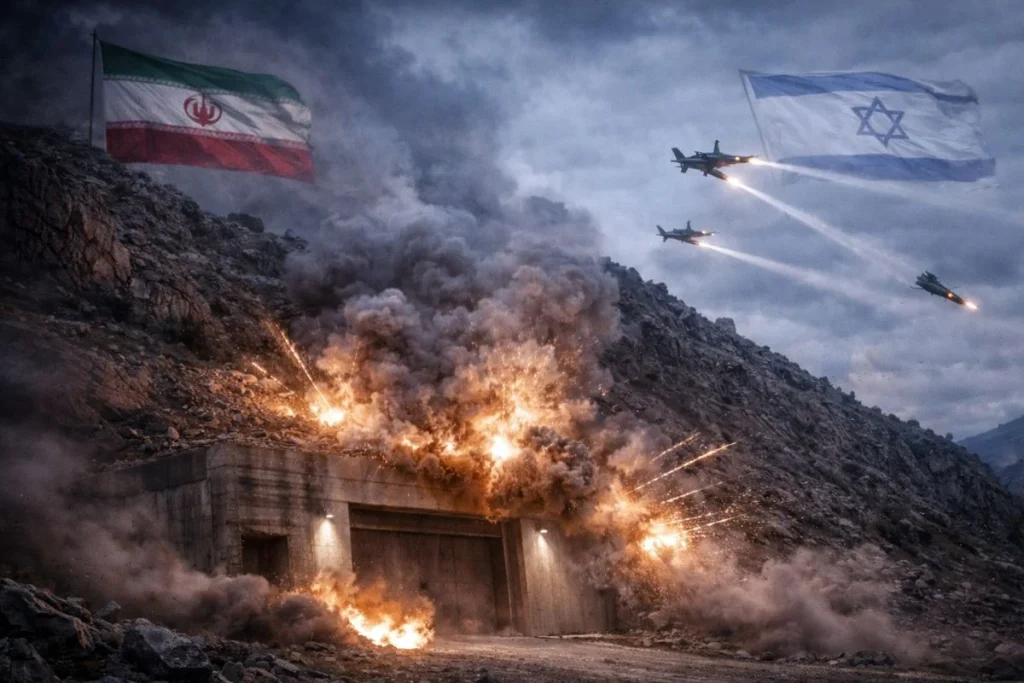 İsrail, İran’ın kaderinin belirlendiği noktayı 50 uçakla vurdu