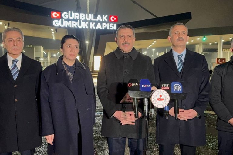 İçişleri Bakanı Çiftçi sınırın sıfır noktasından duyurdu: “Sınır hattında tüm tedbirler alındı”