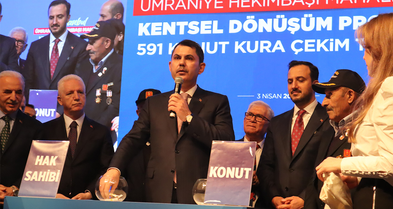 Bakan Kurum’dan tarihi kentsel dönüşüm müjdesi: “3 milyon TL destek, 180 ay vade ve 0.69 faiz”