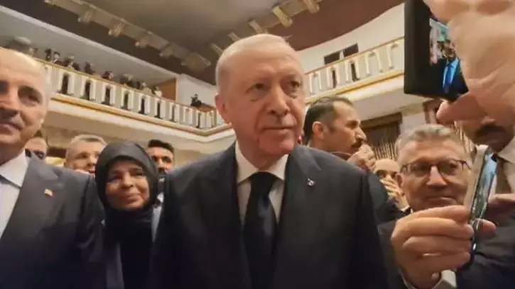 Cumhurbaşkanı Erdoğan, TBMM’de 23 Nisan Resepsiyonu’na katıldı
