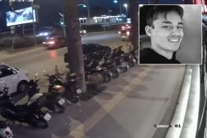 İzmir’de genç motosikletlinin hayatını kaybettiği kazanın görüntüleri ortaya çıktı