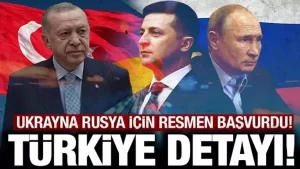 Ukrayna barış için başvuruyu yaptı: Türkiye detayını açıkladılar!
