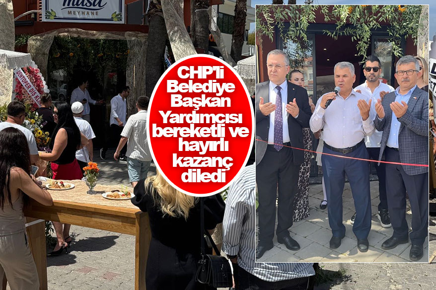 Cehaletin böylesi: Fethiye’de meyhane açılışını duayla yaptılar