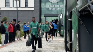 Konyaspor, Ziraat Türkiye Kupası finali için Antalya’ya gitti