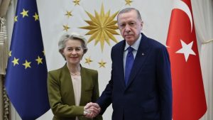 Cumhurbaşkanı Erdoğan, AB Komisyonu Başkanı von der Leyen ile telefonda görüştü