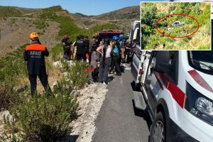 Antalya’da korkunç kaza: Uçuruma yuvarlanan otomobildeki 5 kişi can verdi