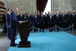Cumhurbaşkanı Erdoğan ve devlet erkanı Anıtkabir’de! Atatürk’ün huzurunda Netanyahu’ya mesaj