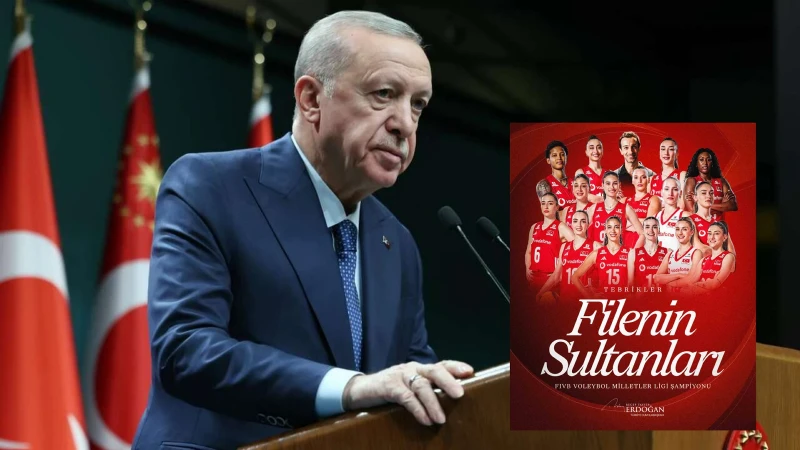 Cumhurbaşkanı Erdoğan’dan Filenin Sultanları’na tebrik!