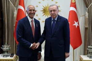 Cumhurbaşkanı Erdoğan, ABD’nin Ankara Büyükelçisi Barrack’ı kabul etti